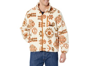 PENDLETON Men's Whidbey- Fleece Zip Front, Highland Ridge Midnight, XL