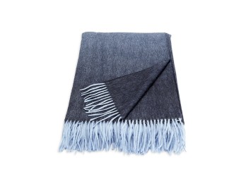 Saks Fifth Avenue Women's Wool & Cashmere Dip Dye Throw Blanket - Light Blue