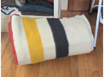 Hudson Bay Wool Blanket, Queen Size