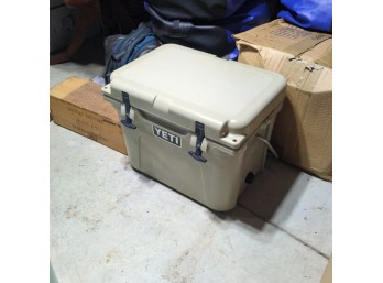 Yeti Tundra Cooler Tan