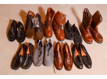 Nine Pairs of Mens Shoes and Boots