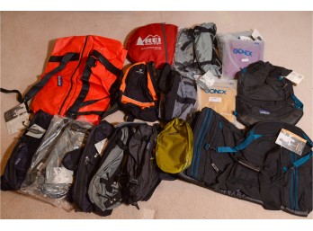 Collection 17 of Various Sized Duffles and Small Travel Packs