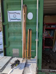 Two Wooden Tripods.