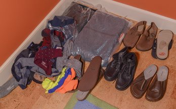 XXL Mens Clothing: Exofoccio, Merrill, Birkenstock, Rockport, Patagonia.