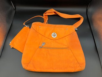 Baggallini International Collection Coral Burnt Orange Crossbody Bag