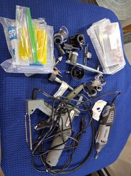 Dremel Rotary Tool Kit, Dremel Rotary Tool, Dremel Glue Gun, Various Accessories And Attachments