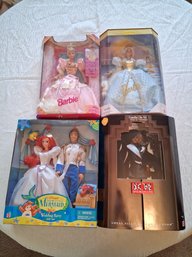 High-End Collector Edition Dolls Cruella De Vil, Cinderella And Ariel's Wedding #68 NRFB