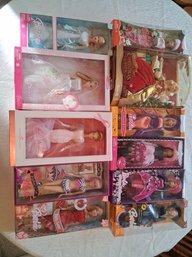 Collection Of 11 Themed Barbie Dolls (NIB)  Holiday, Halloween, & Collector Editions NIB #73