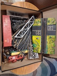 Vintage HO Scale Model Train Set Collection