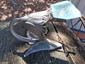 Cast Aluminum Metal Floral Bluebell Wall Mounted Door Bell Dinner Bell -#331