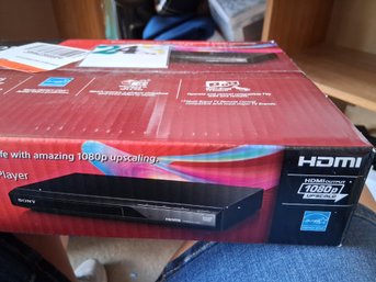 #243 Sony DVP-SR510H HDMI 1080p Upscaling DVD Player In Box