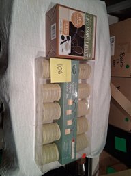 #106 VTG Solar LED Rope Light 16.5 Ft & Enchanted Garden 10 Count Cylinder Paper Lantern String Light Lot NIB
