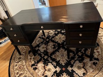 Ashley Carlyle H371-27 Almost Black 6-Drawer Home Office Desk
