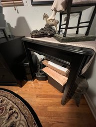 Ashley Furniture Carlyle Almost Black Contemporary Side Table
