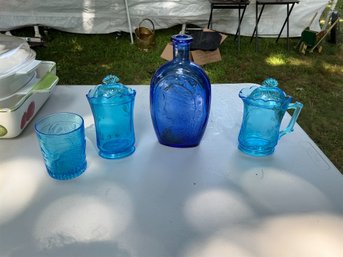 Blue Glassware