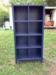 Blue 8 Cube Shelf