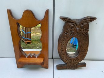 Owl-themed Wall Mounted Mirrors