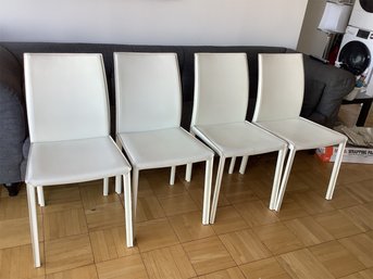 Bo Concept White Chairs