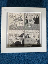 Small White Framed Uninvited Fairytale