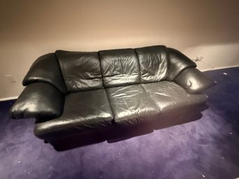 Black Leather Sofa
