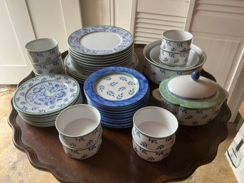 Vintage Villeroy & Boch Cordoba Switch 3 China - Set Of 43
