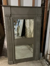 Antiqued French Trumeau Mirror