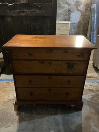 Early Wooden Blanket Chest