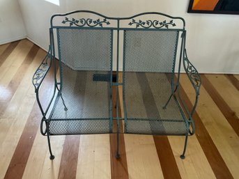 Vintage Wrought Iron Love Seat