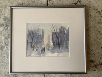 Art - Walking In Snow By Rosalie