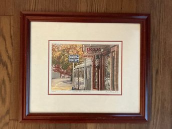 Art - Diner Row, Autumn