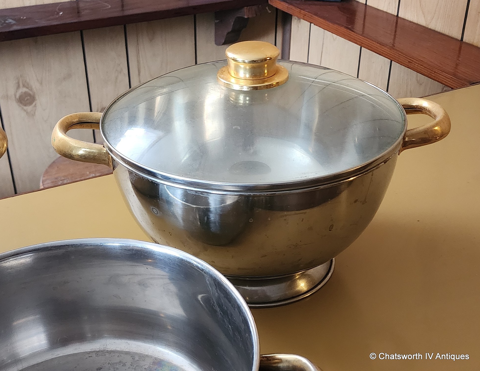 Command Performance Cookware Misc Set Cuisine-Cookware Command Performance Gold Pots W/ Lids Cooking ...