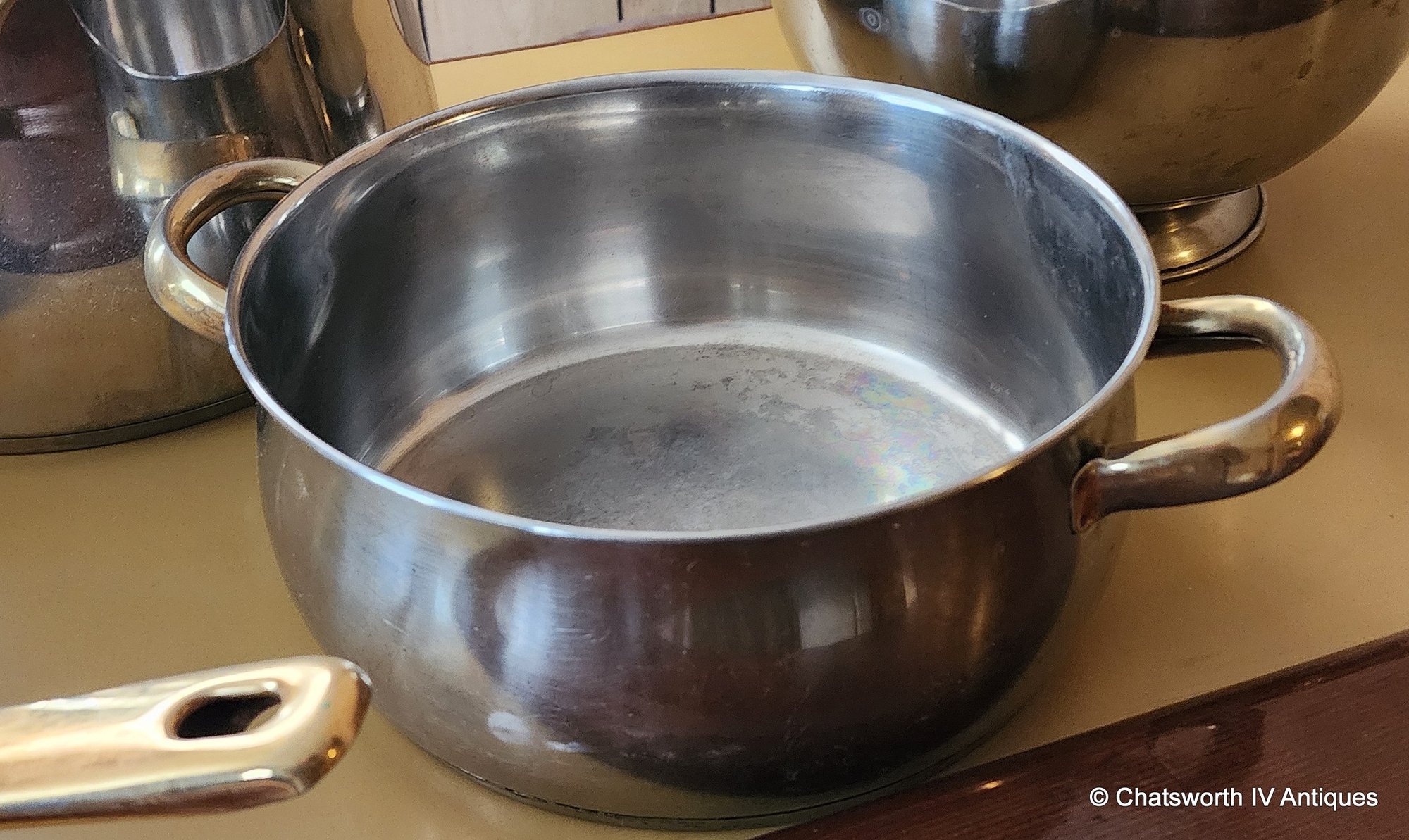 Command Performance Cookware Misc Set Cuisine-Cookware Command Performance Gold Pots W/ Lids Cooking ...