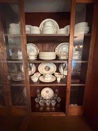 22k Gold China Sets, Limoges 5-47 Lyric 1K S 384, Stetson China Co 22kt Gold, Everything In Cabinet