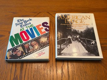 Vintage Coffee Table Books Lot: NYT At The Movies & American Image Hardcovers