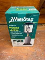 Vintage White Stag Single Mantle Propane Camping Lantern 332101 NOS NIB New