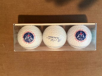 Set Of Three Richard Nixon Golf Balls Original Packaging Never Used
