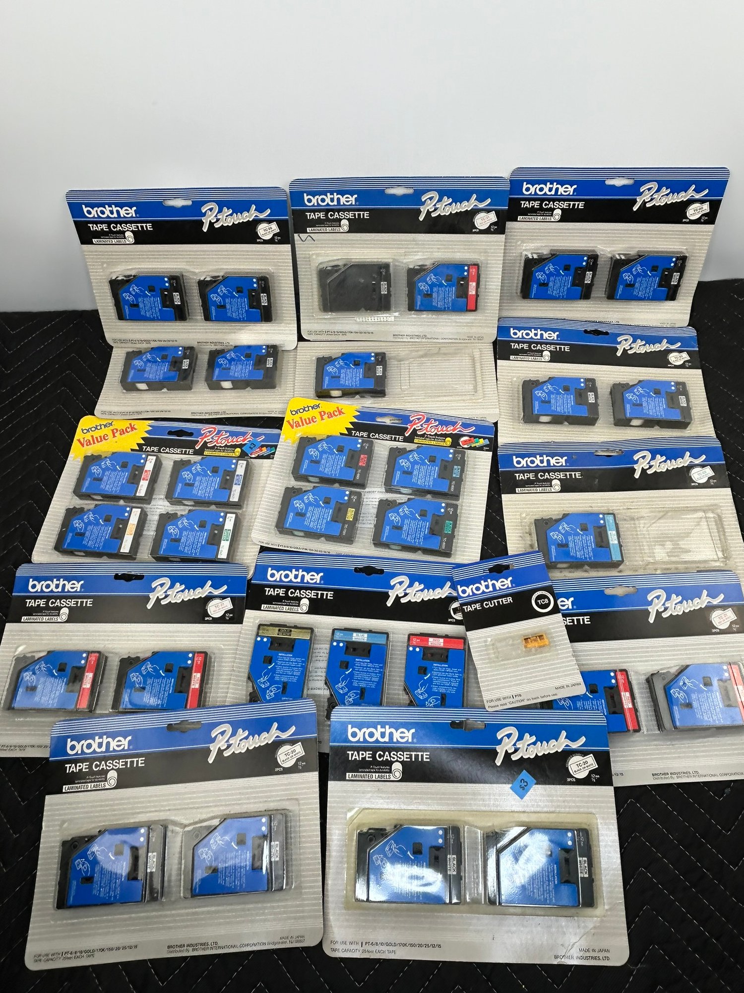 Lot Of Brother PTouch Tape Cassetts #2928 | Auctionninja.com