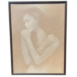 Signed Painting On Canvas By Paul Gotts