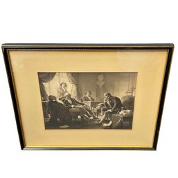 Beethoven And His Friends Framed And Matted Print