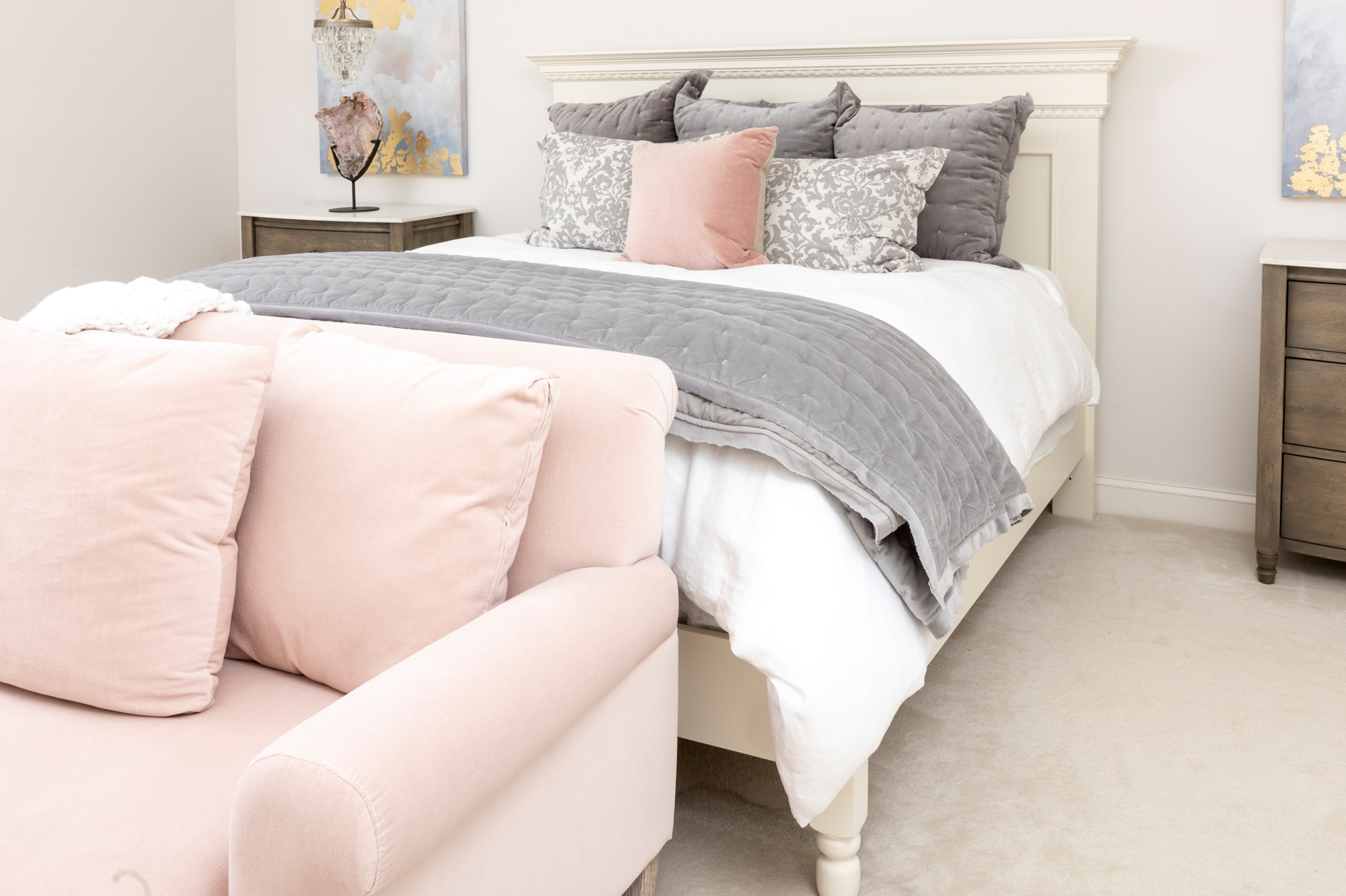 Pottery Barn Addison California King Size Platform Bed Frame #1893