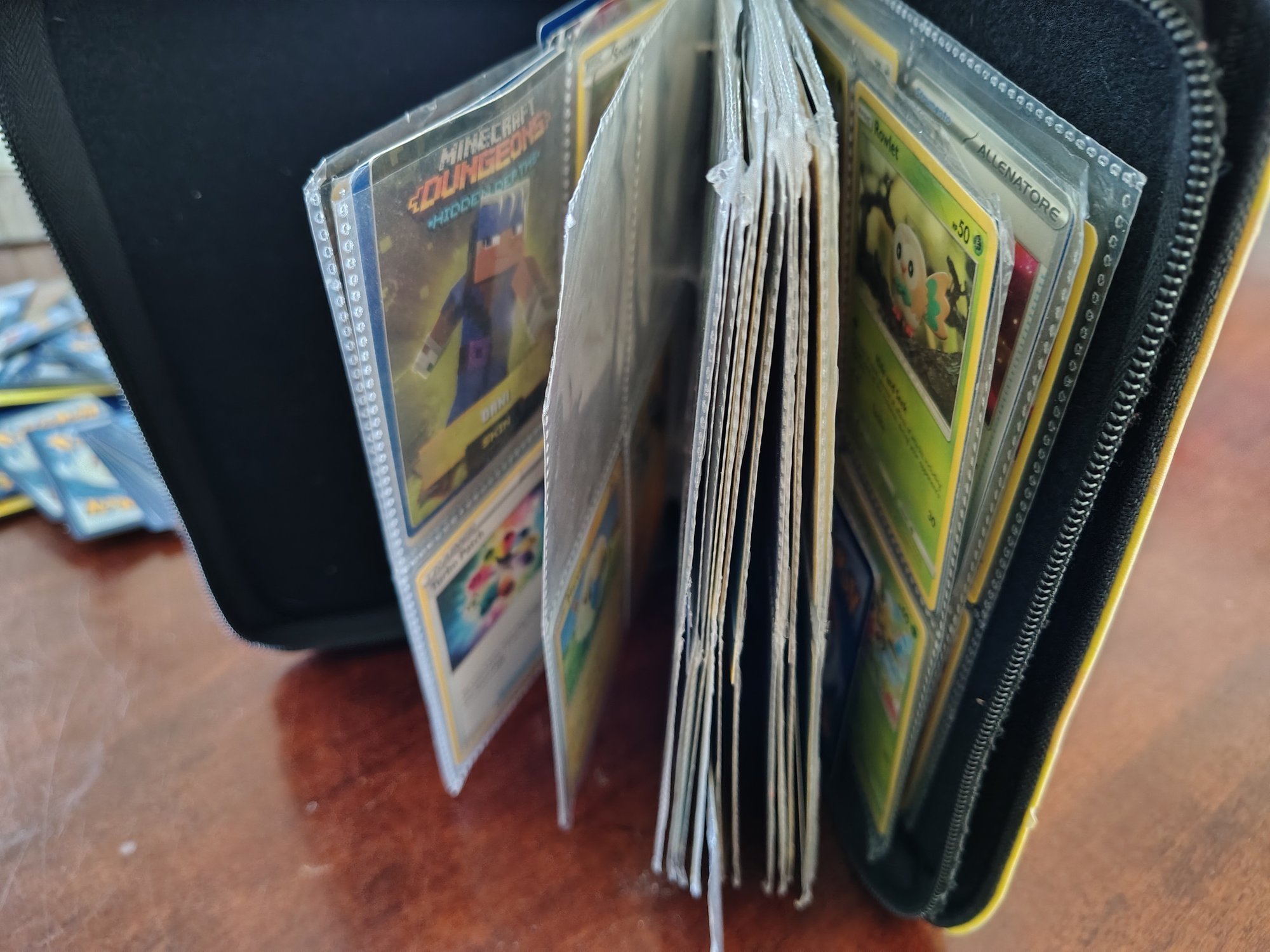 Assorted Pokemon Cards And Zippered Pokemon Card Folder #2292632 ...