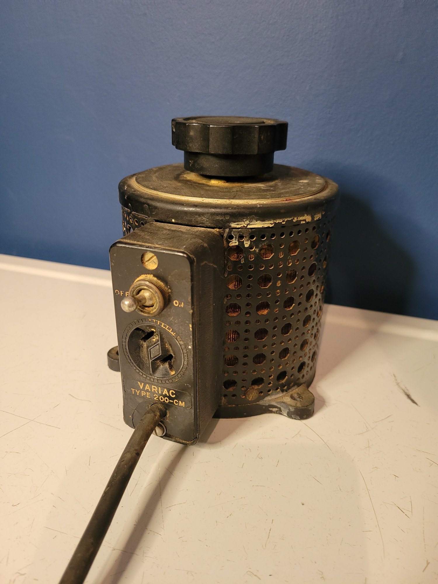 Variac Type 200-CM Variable Voltage Regulator. Tested And Working