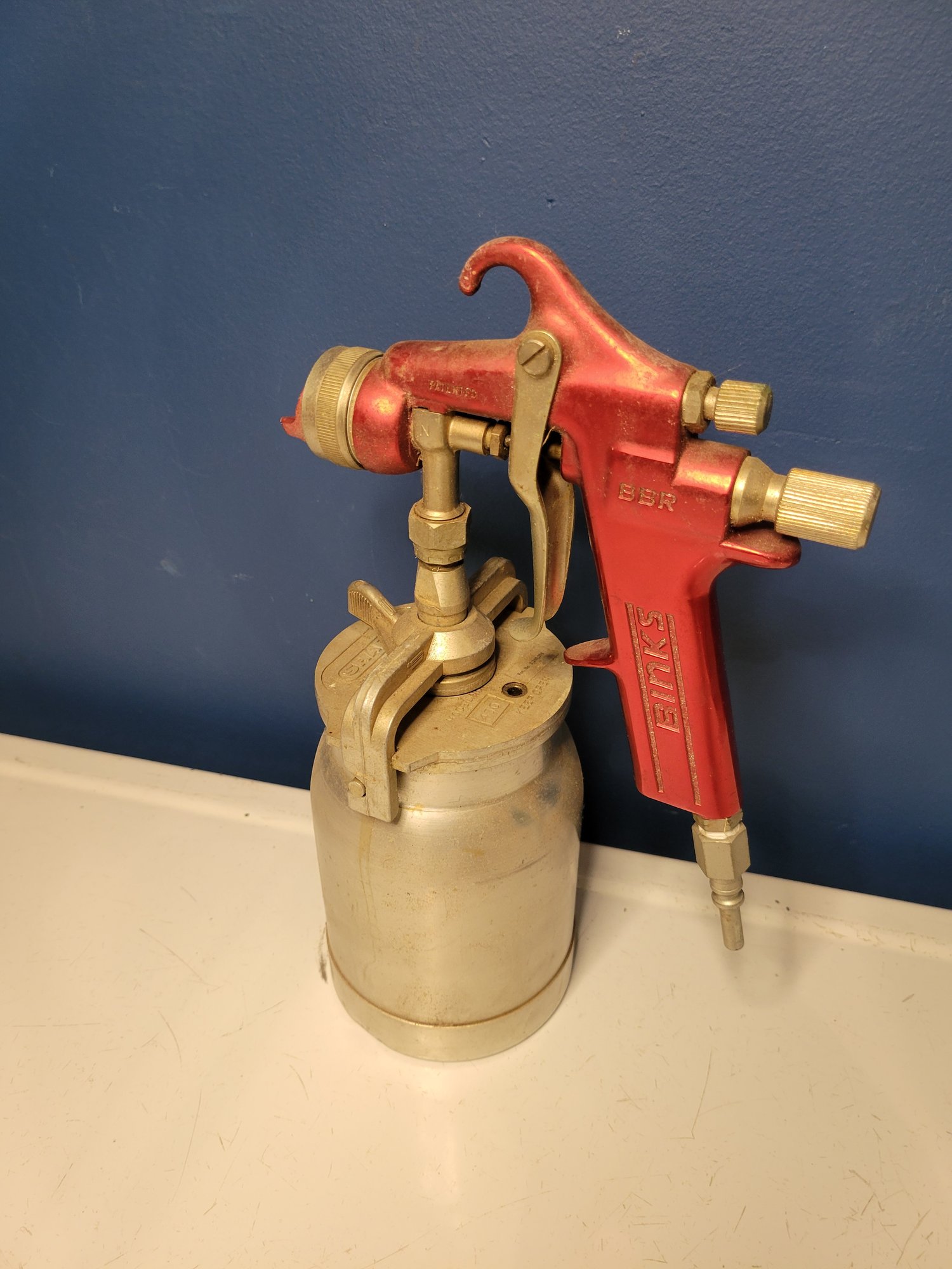 Sharpe Model 450 Spray Gun With A Binks BBR Gun