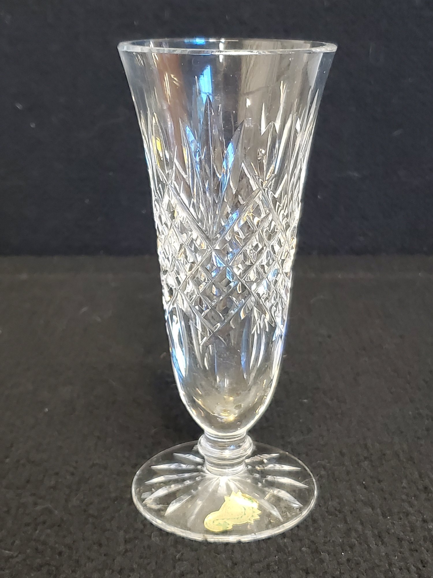 Vintage Waterford Crystal Ashbourne Footed Bud Flower Vase #1903049 ...