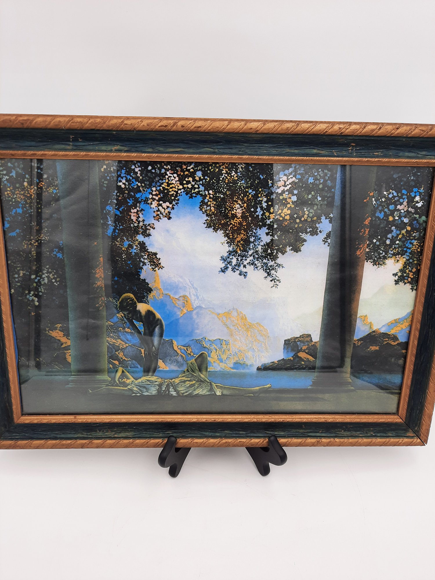 Original Antique 1923 MAXFIELD PARRISH 'Daybreak' Print In Original ...