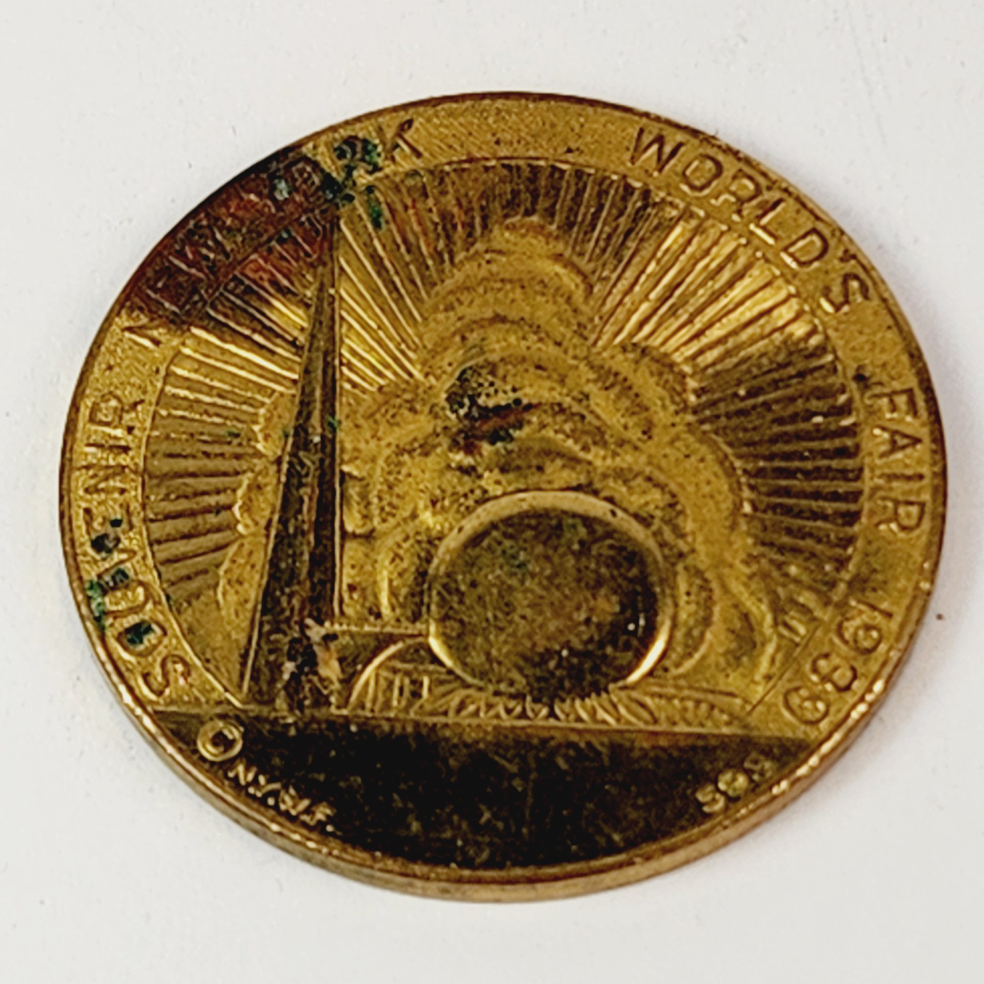 Original 1939 New York World's Fair Statue Of Liberty Token Flip Coin ...