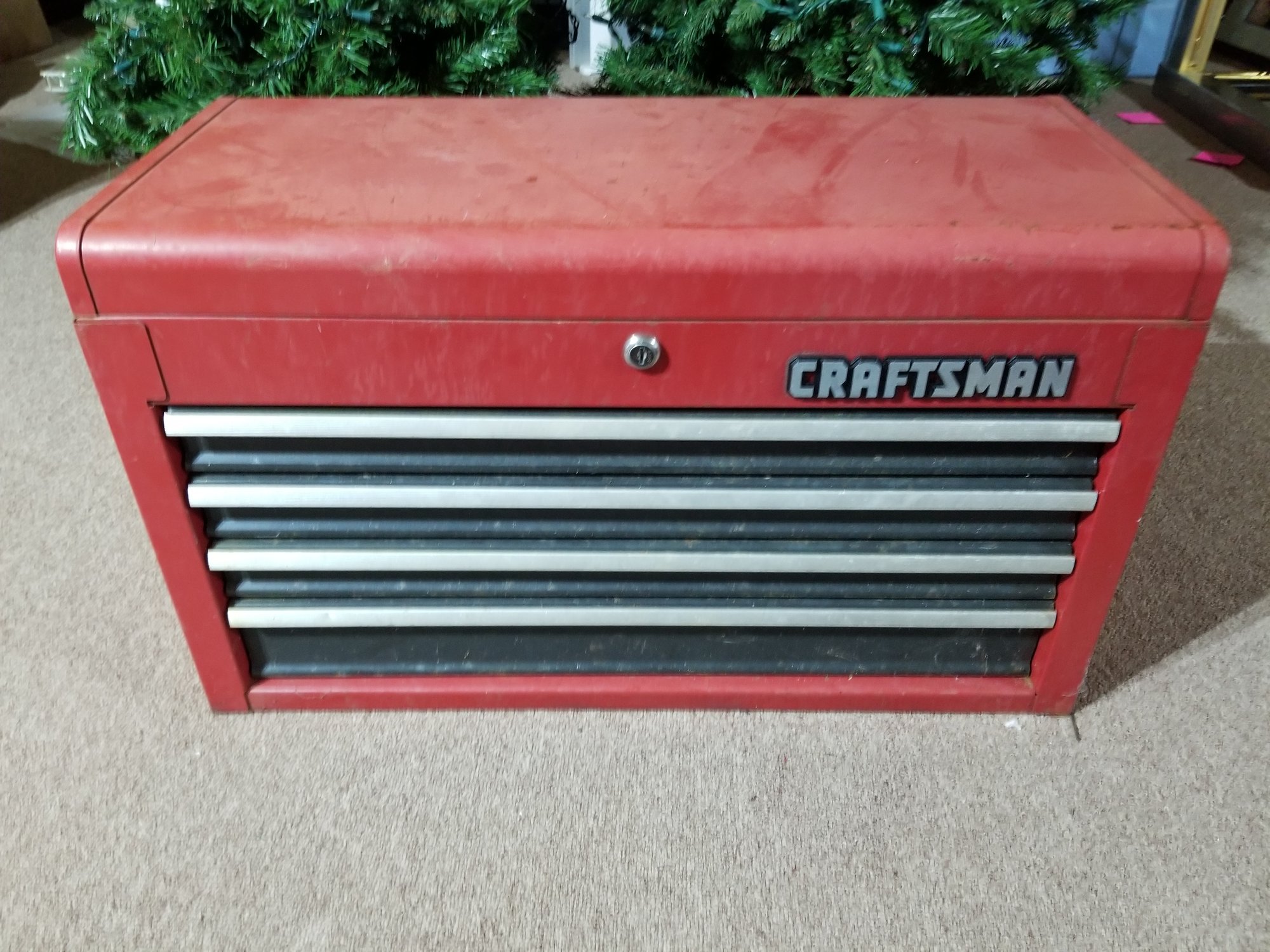 Craftsman 4-Drawer Top Tool Box Chest Includes Contents #1995390 ...