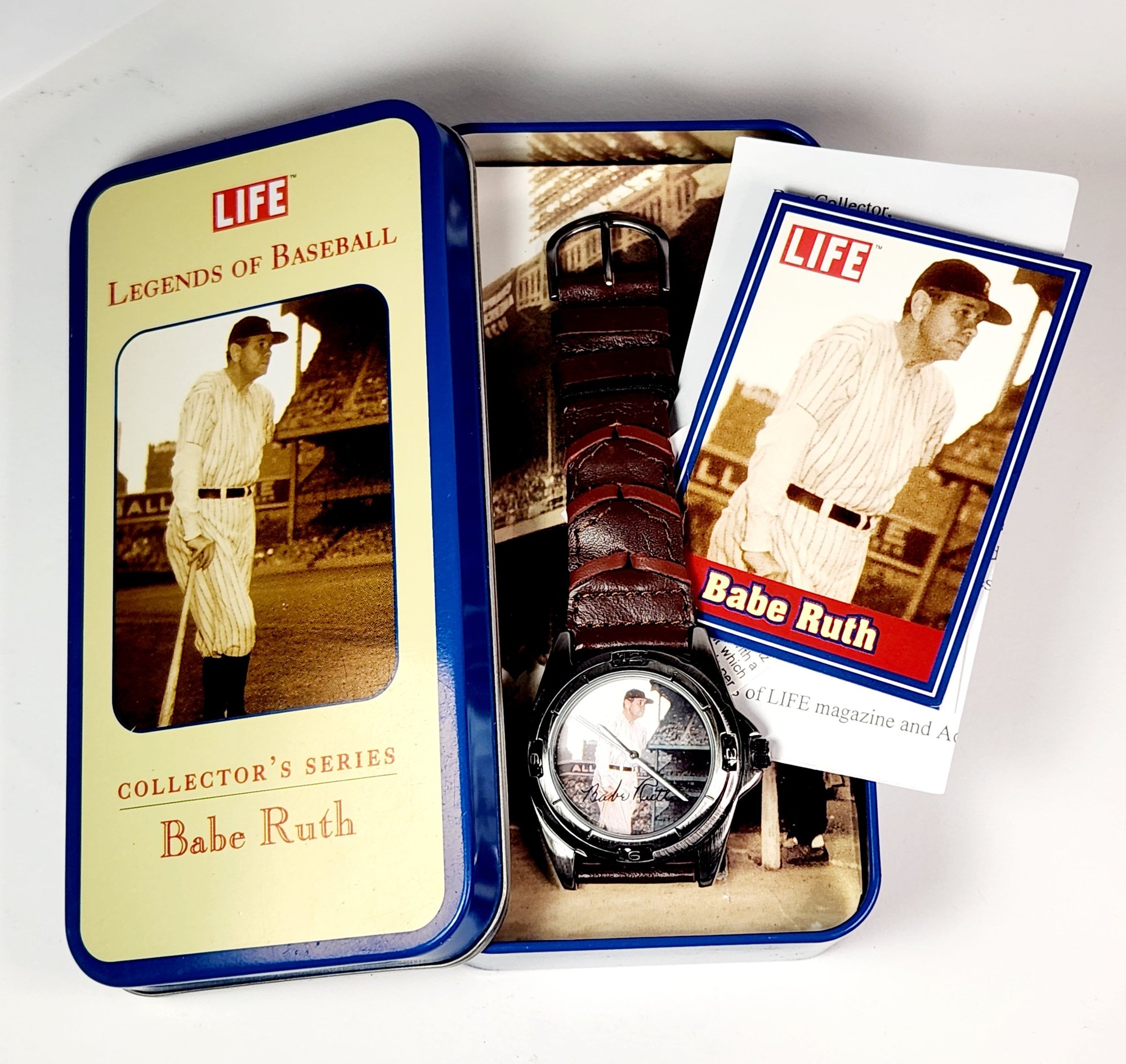 Babe Ruth LIFE Legends Of Baseball Collector's Series Watch With ...