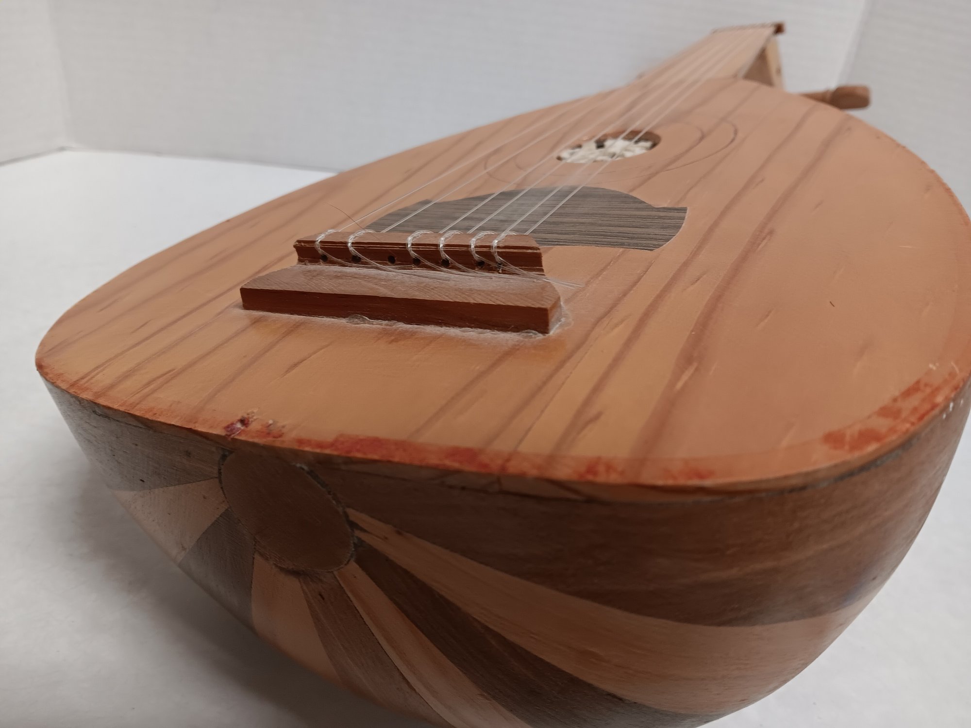Small Musical String Instruments Small Lute - A Musical String Instrument - Lovely Wood Tones 212/SR ...