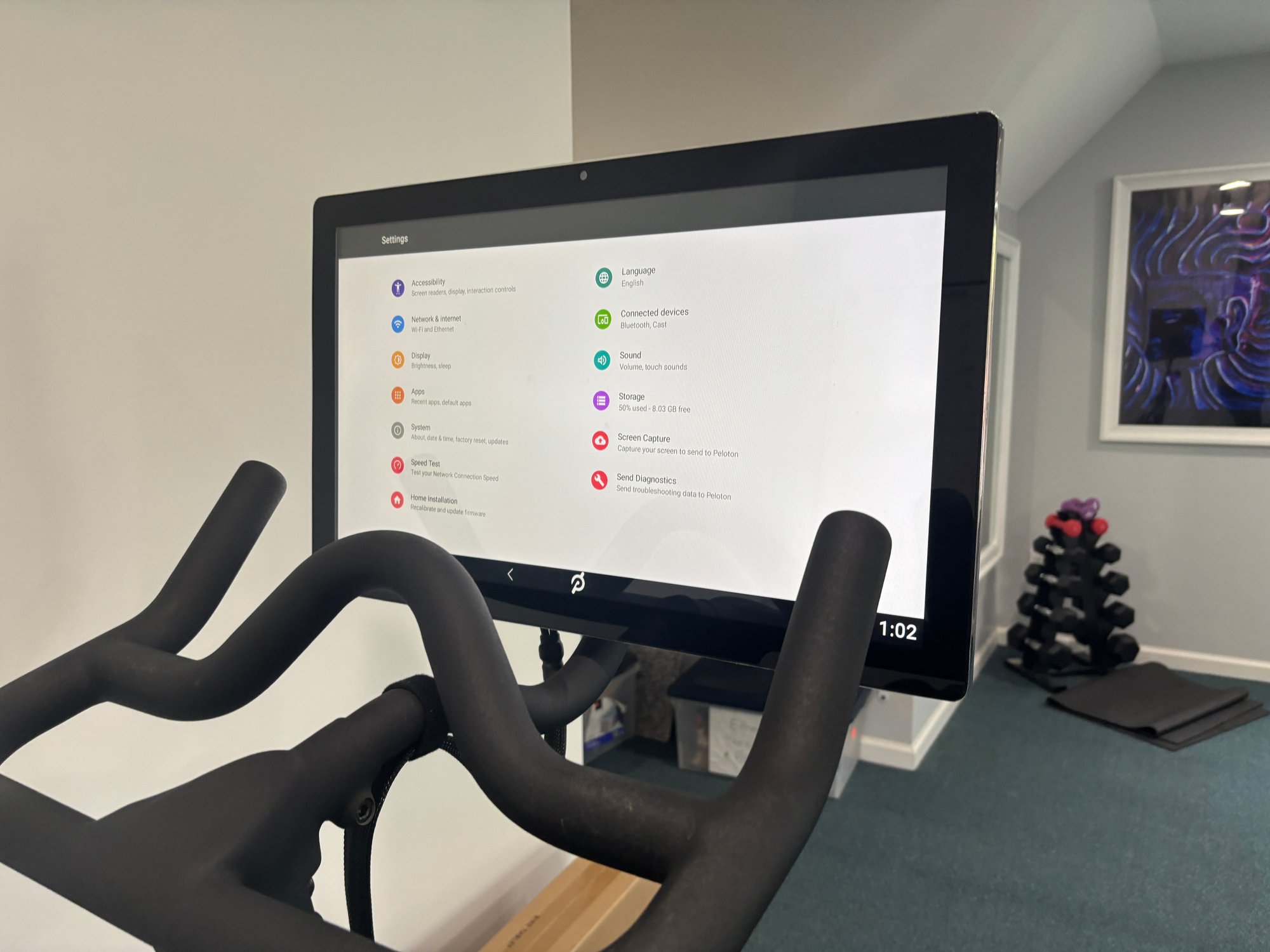 Pivot Peloton Screen Crooked Peloton New Monitor Pivot For Peloton